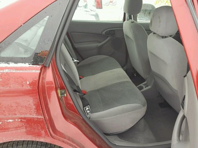 1FAFP33P23W300842 - 2003 FORD FOCUS LX RED photo 6