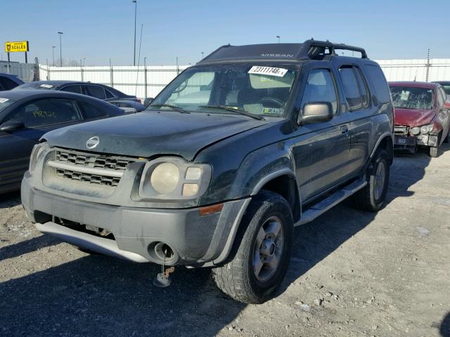 5N1ED28Y62C583946 - 2002 NISSAN XTERRA XE GREEN photo 2