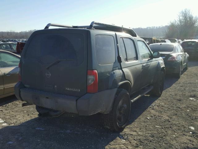 5N1ED28Y62C583946 - 2002 NISSAN XTERRA XE GREEN photo 4