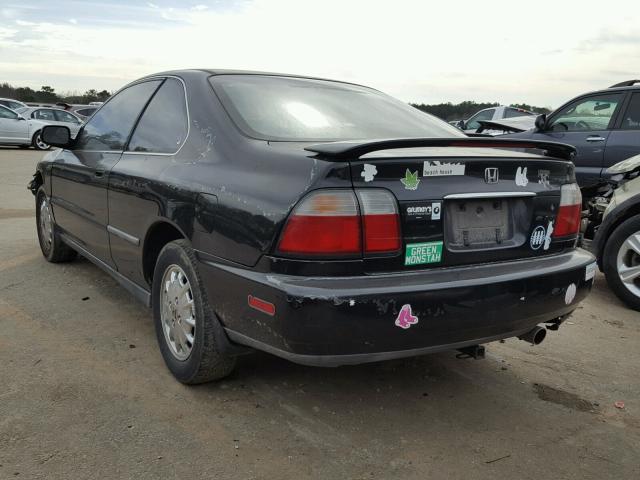 1HGCD7232TA020283 - 1996 HONDA ACCORD LX BLACK photo 3