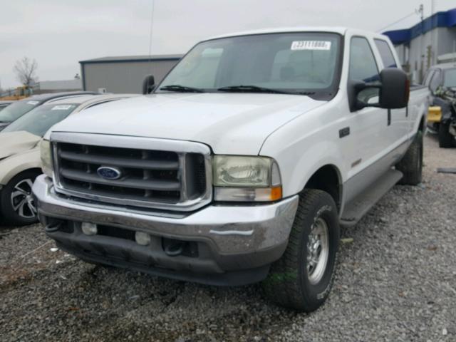 1FTNW21P44EB10540 - 2004 FORD F250 SUPER WHITE photo 2