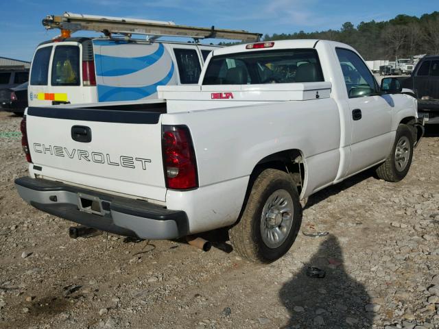 3GCEC14X56G157358 - 2006 CHEVROLET SILVERADO WHITE photo 4