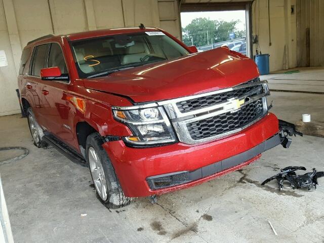 1GNSCAKC1FR125212 - 2015 CHEVROLET TAHOE C150 RED photo 1