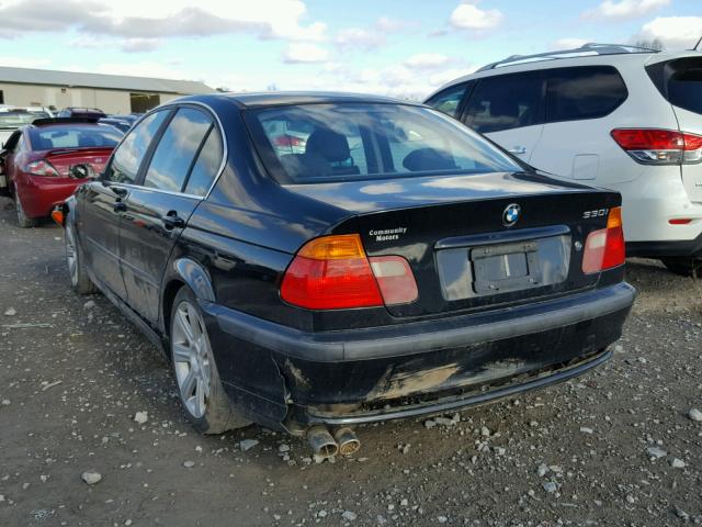 WBAAV53451FT00100 - 2001 BMW 330 I BLACK photo 3