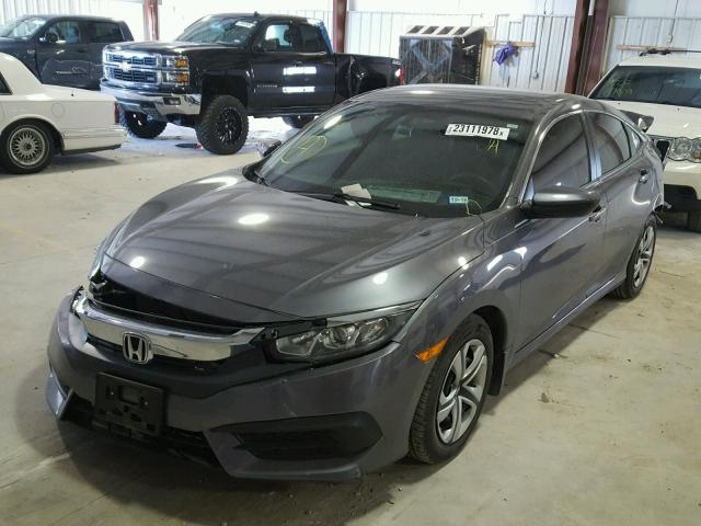 19XFC2F53HE000951 - 2017 HONDA CIVIC LX CHARCOAL photo 2