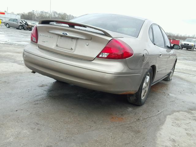 1FAFP55U63A211268 - 2003 FORD TAURUS SES TAN photo 4