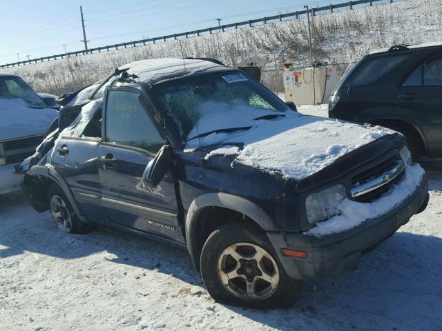 2CNBJ734X26935464 - 2002 CHEVROLET TRACKER ZR BLUE photo 1