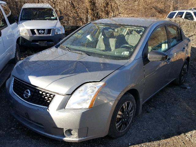 3N1AB61E98L663127 - 2008 NISSAN SENTRA 2.0 GRAY photo 2