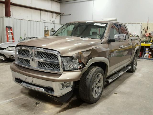 1D7RV1CT4AS216403 - 2010 DODGE RAM 1500 TAN photo 2