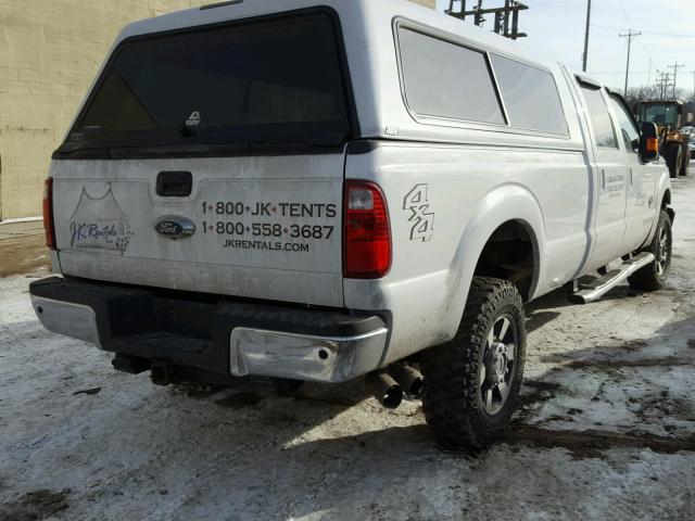 1FT8W3BT0FEA31819 - 2015 FORD F350 SUPER WHITE photo 4