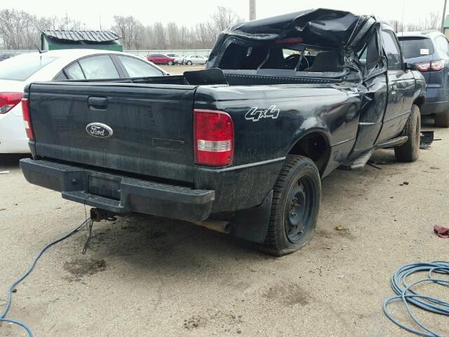 1FTZR15E16PA38182 - 2006 FORD RANGER SUP BLACK photo 4