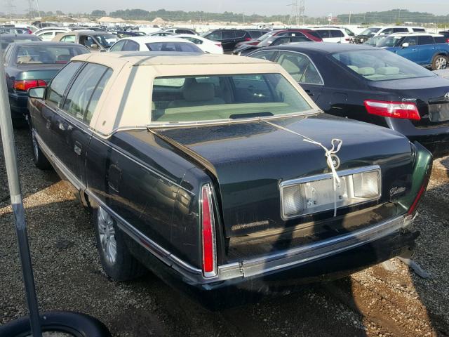 1G6KD52Y3TU305182 - 1996 CADILLAC DEVILLE GREEN photo 3