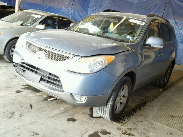 KM8NUDCCXAU132003 - 2010 HYUNDAI VERACRUZ G BLUE photo 2