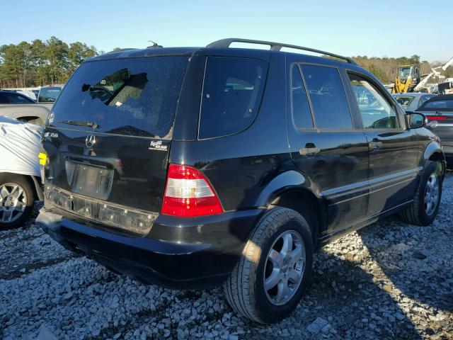 4JGAB57E83A438062 - 2003 MERCEDES-BENZ ML 350 BLACK photo 4