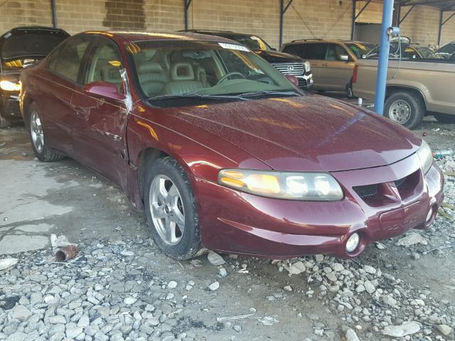 1G2HY54K924150483 - 2002 PONTIAC BONNEVILLE BURGUNDY photo 1