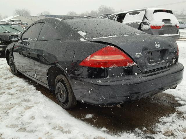 1HGCM81695A004991 - 2005 HONDA ACCORD EX BLACK photo 3