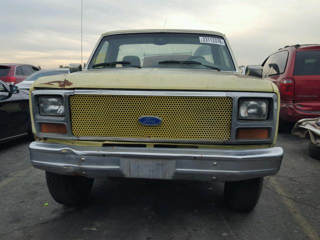 1FTCF15Y2EPA46704 - 1984 FORD F150 YELLOW photo 10