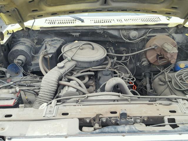 1FTCF15Y2EPA46704 - 1984 FORD F150 YELLOW photo 7