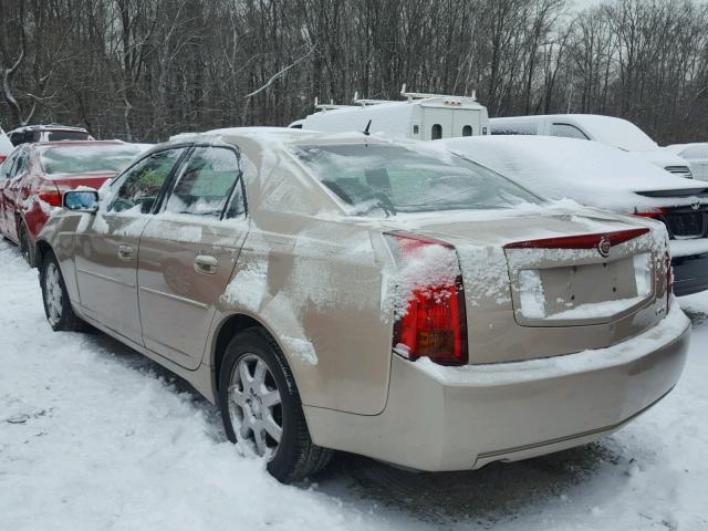 1G6DM56TX50215075 - 2005 CADILLAC CTS GOLD photo 3