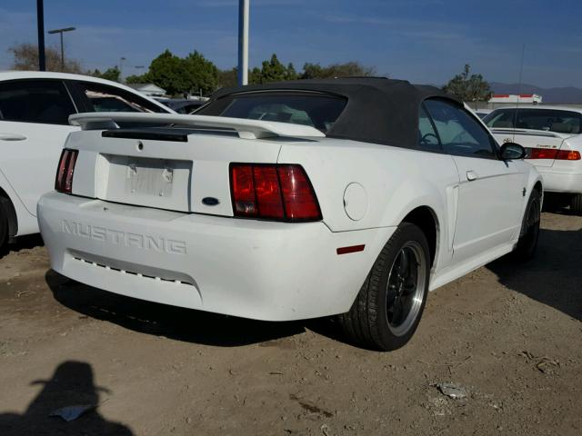 1FAFP44694F194743 - 2004 FORD MUSTANG WHITE photo 4