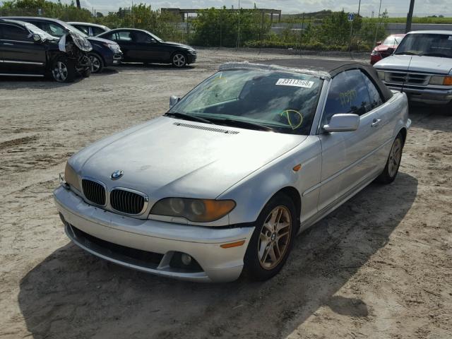 WBABW33464PL31294 - 2004 BMW 325 CI SILVER photo 2