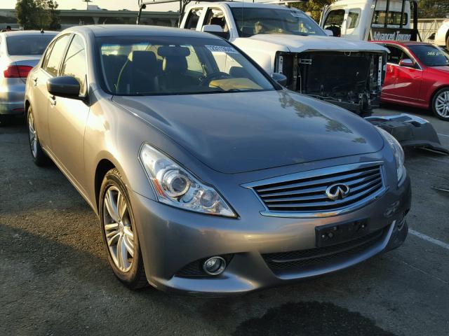 JN1CV6AP2DM721547 - 2013 INFINITI G37 BASE GRAY photo 1