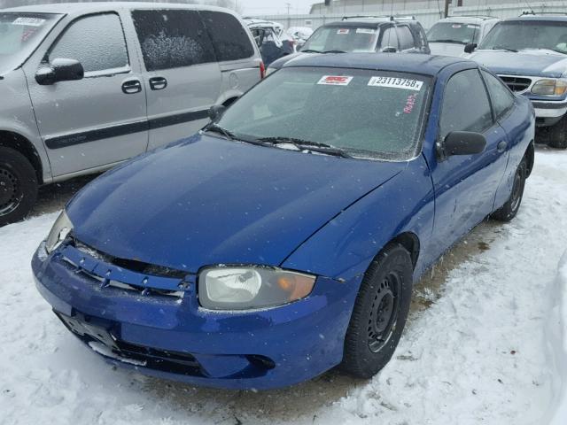 1G1JC12F647145049 - 2004 CHEVROLET CAVALIER BLUE photo 2