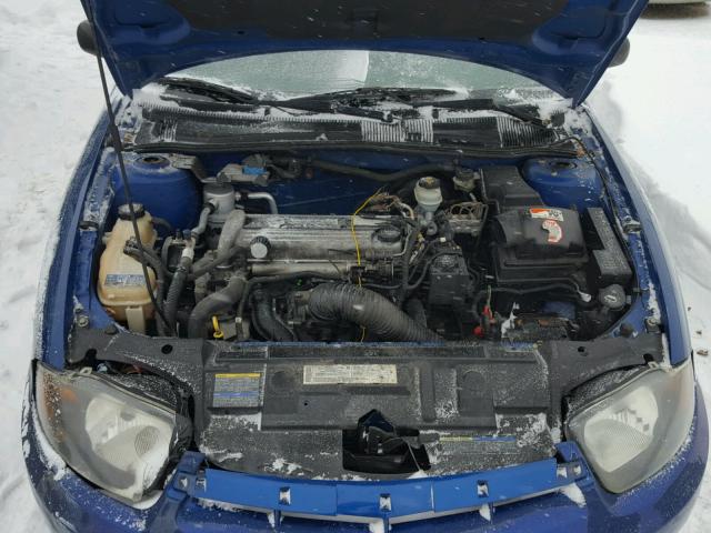 1G1JC12F647145049 - 2004 CHEVROLET CAVALIER BLUE photo 7