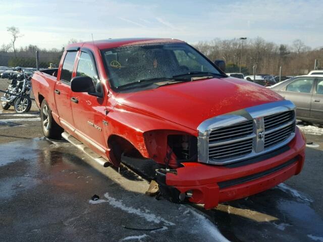 1D7HU18276S677407 - 2006 DODGE RAM 1500 S RED photo 1