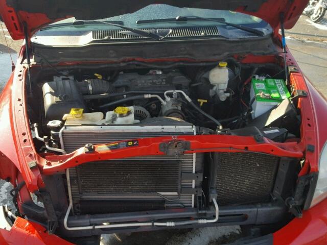 1D7HU18276S677407 - 2006 DODGE RAM 1500 S RED photo 7