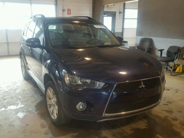 JA4JT3AW8CU001162 - 2012 MITSUBISHI OUTLANDER BLUE photo 1