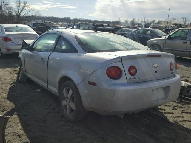 1G1AK18F787120550 - 2008 CHEVROLET COBALT LS SILVER photo 3