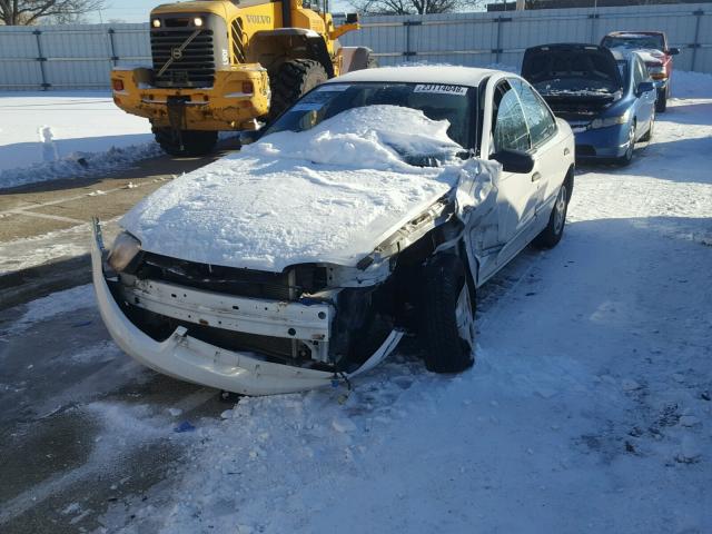 1G1JC54F457166536 - 2005 CHEVROLET CAVALIER WHITE photo 2