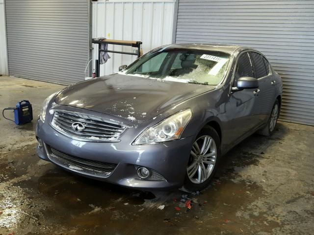 JN1CV6AP6AM400817 - 2010 INFINITI G37 BASE GRAY photo 2