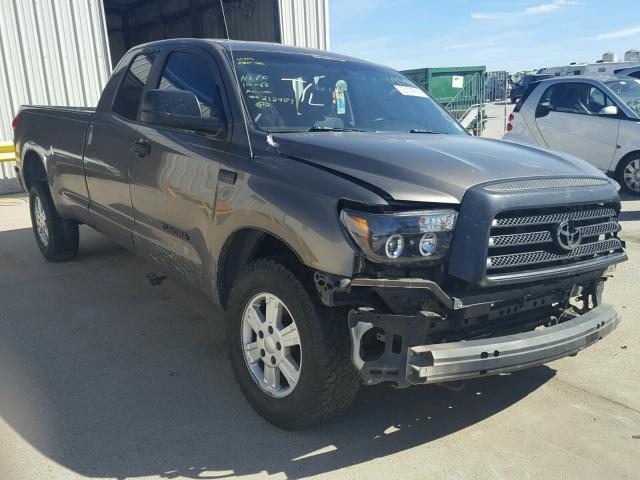 5TFCV54188X008378 - 2008 TOYOTA TUNDRA DOU GRAY photo 1