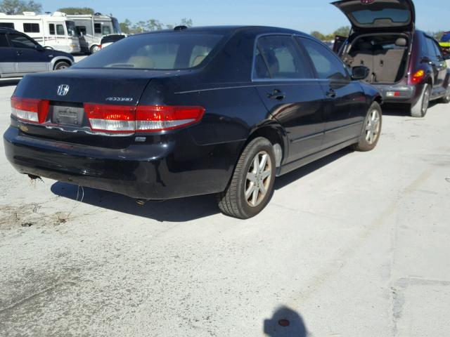 1HGCM66564A082096 - 2004 HONDA ACCORD EX BLACK photo 4