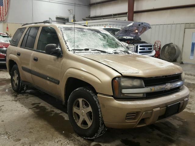 1GNDT13S842216076 - 2004 CHEVROLET TRAILBLAZE GOLD photo 1