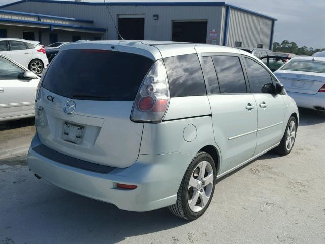 JM1CR293170136952 - 2007 MAZDA 5 BLUE photo 4