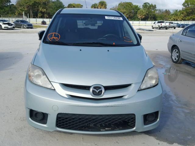 JM1CR293170136952 - 2007 MAZDA 5 BLUE photo 9