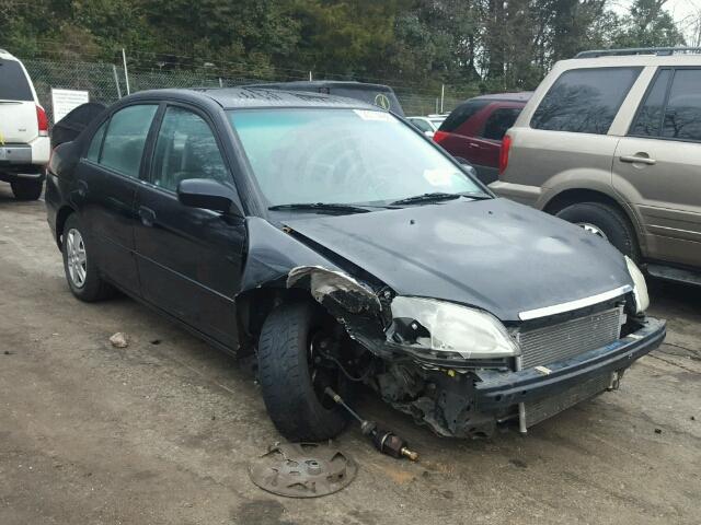 2HGES16571H542770 - 2001 HONDA CIVIC LX BLACK photo 1