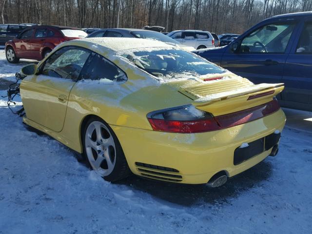 WP0AA29983S621445 - 2003 PORSCHE 911 CARRER YELLOW photo 3