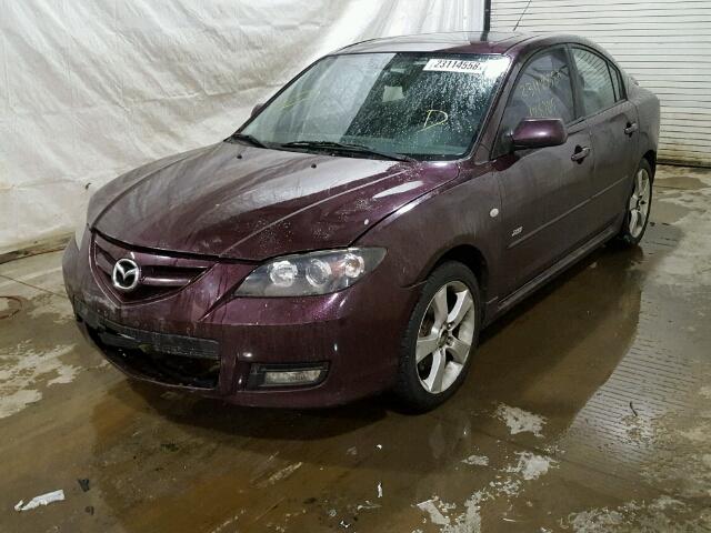 JM1BK324071652996 - 2007 MAZDA 3 S PURPLE photo 2