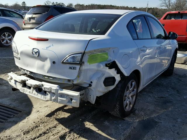 JM1BL1UG1C1508523 - 2012 MAZDA 3 I WHITE photo 4