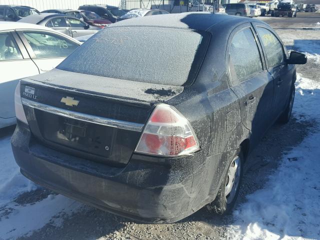 KL1TD56E19B642589 - 2009 CHEVROLET AVEO LS GRAY photo 4