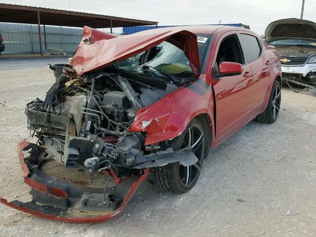 1C3CDZBG4DN562240 - 2013 DODGE AVENGER R/ RED photo 2