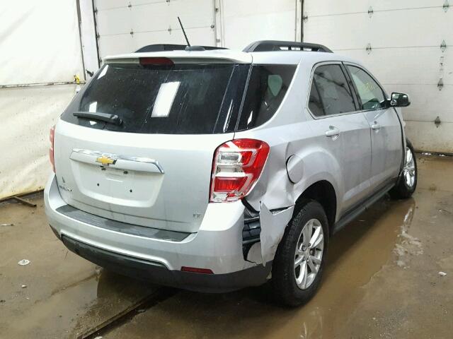 2GNALCEK3H1592234 - 2017 CHEVROLET EQUINOX LT SILVER photo 4