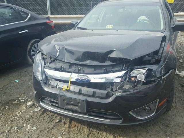 3FADP0L35AR381354 - 2010 FORD FUSION HYB BLACK photo 9