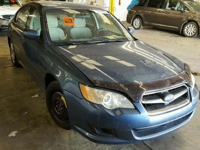 4S3BL616296226072 - 2009 SUBARU LEGACY 2.5 BLUE photo 1