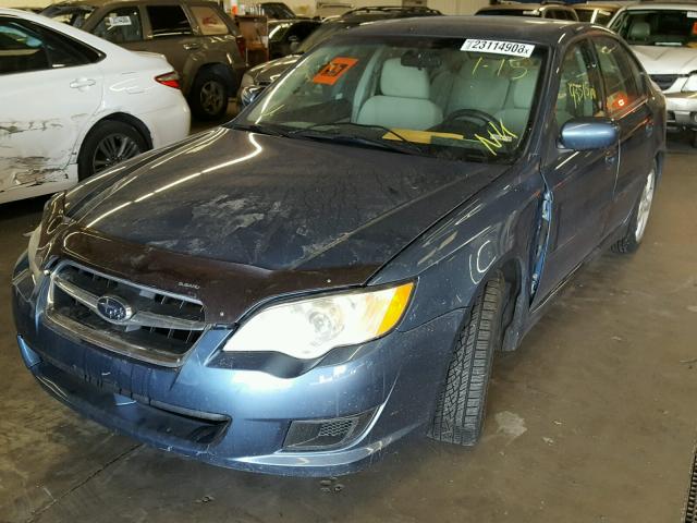 4S3BL616296226072 - 2009 SUBARU LEGACY 2.5 BLUE photo 2