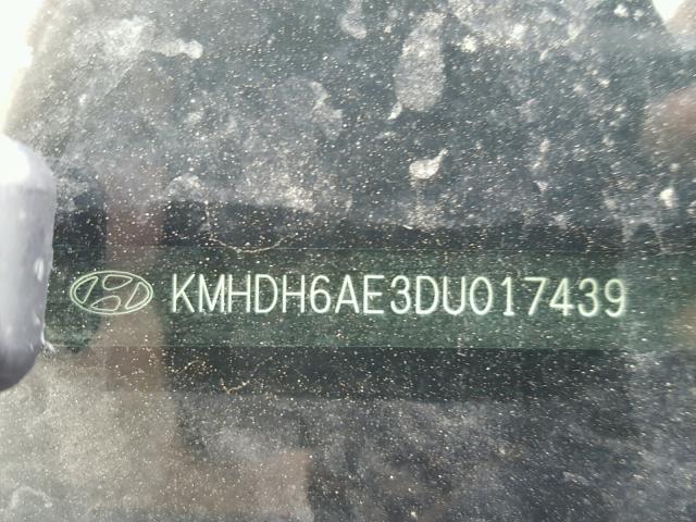 KMHDH6AE3DU017439 - 2013 HYUNDAI ELANTRA CO BLUE photo 10